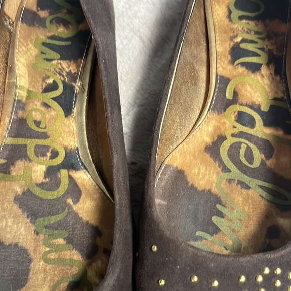 San Edelman suede brown flats sz 6.5 - Picture 3 of 5